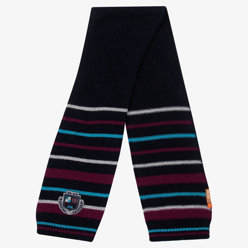 Dr. Kid-Striped Wool Hat & Scarf Set | Childrensalon Outlet