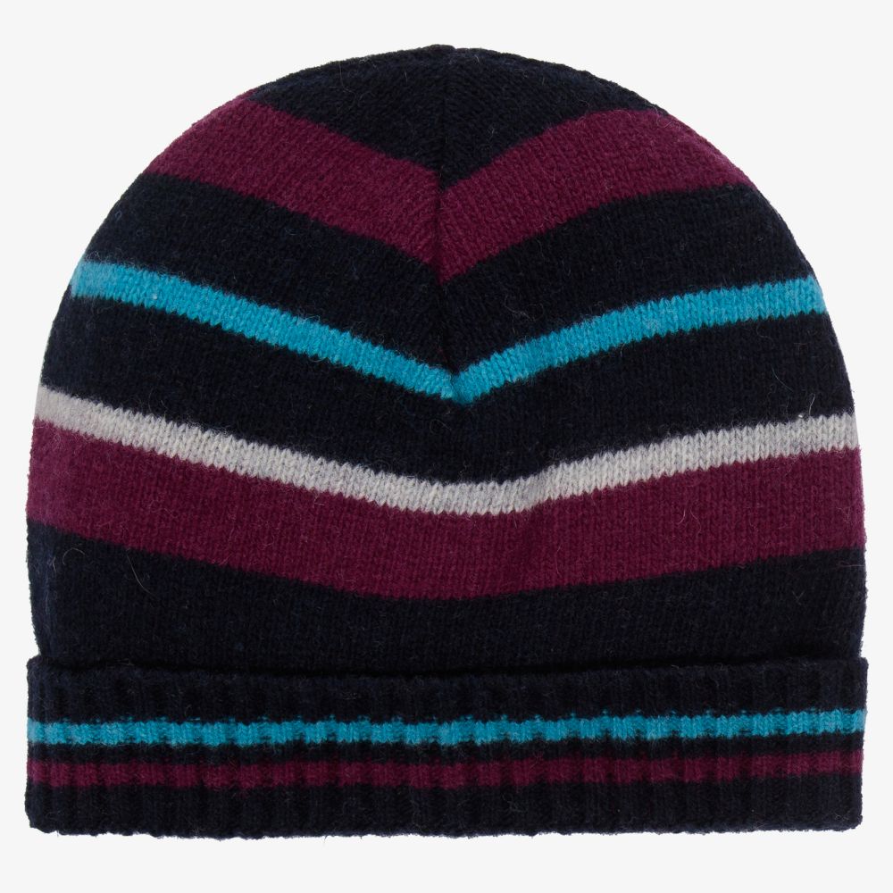 Dr. Kid-Striped Wool Hat & Scarf Set | Childrensalon Outlet