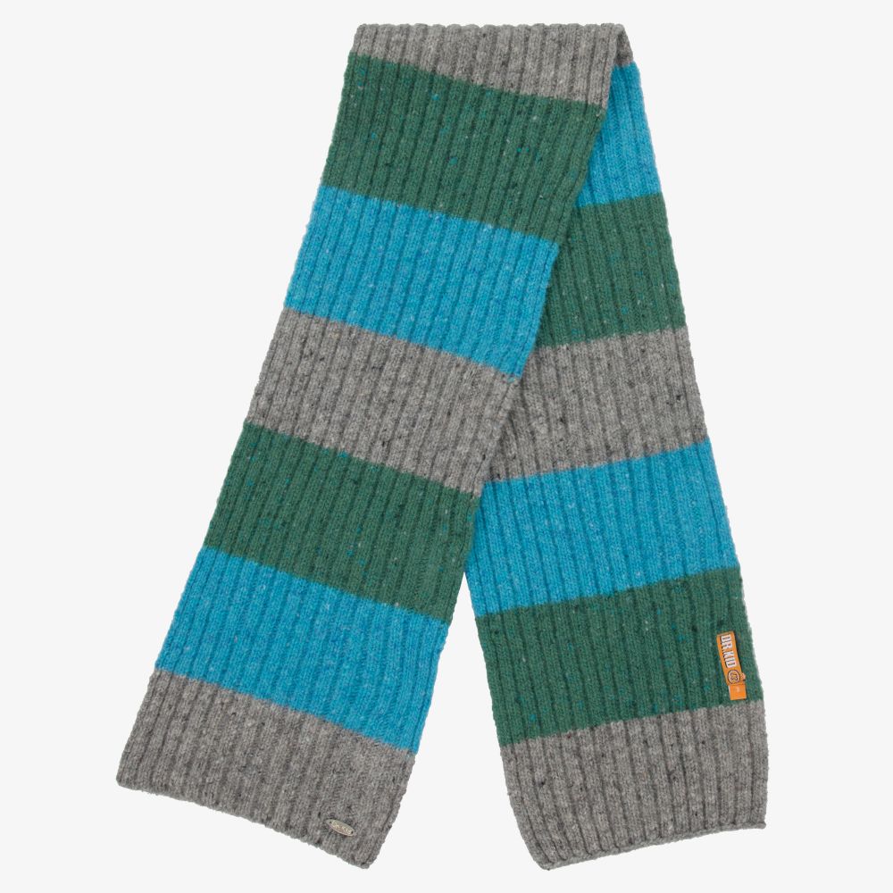 Dr. Kid-Striped Wool Hat & Scarf Set | Childrensalon Outlet