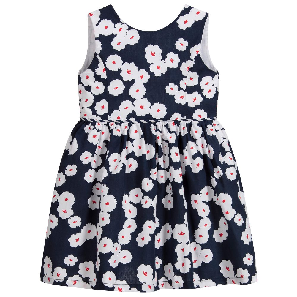 Dr. Kid - Teen Blue & White Floral Dress | Childrensalon