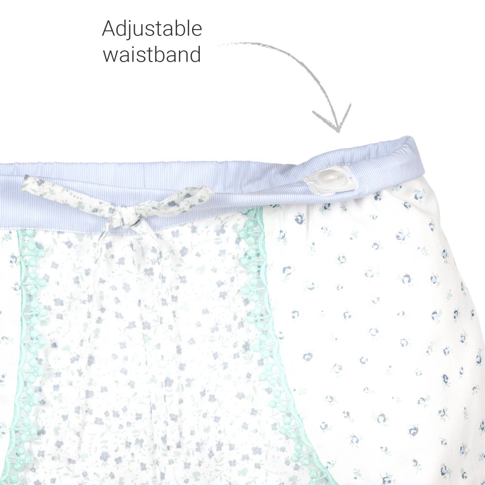 Dr. Kid-White & Blue Floral Shorts | Childrensalon Outlet