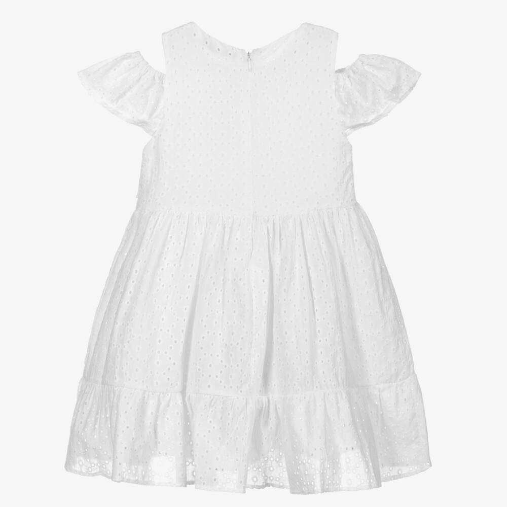 Dr. Kid-White Broderie Anglaise Dress | Childrensalon Outlet