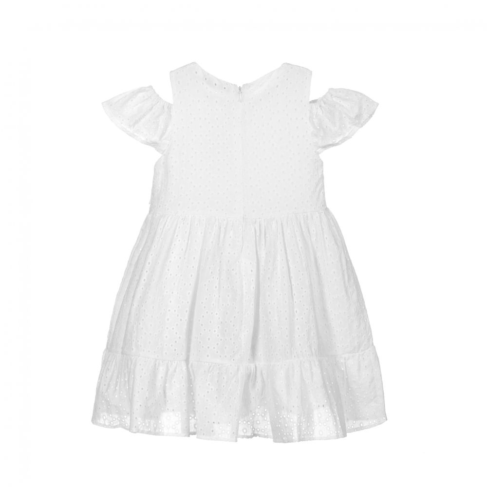 Dr. Kid-White Broderie Anglaise Dress | Childrensalon Outlet