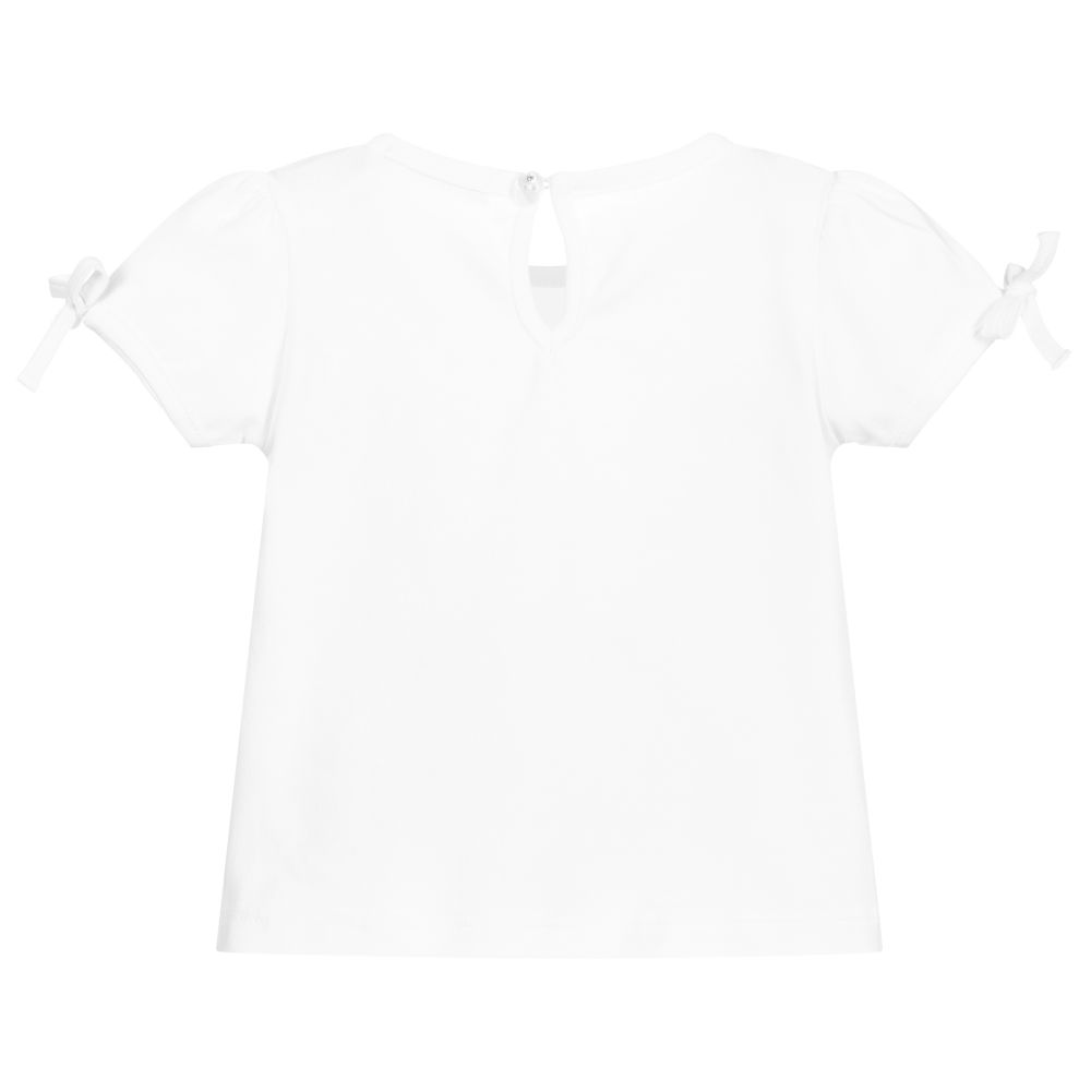 Dr. Kid-White Cotton T-Shirt | Childrensalon Outlet