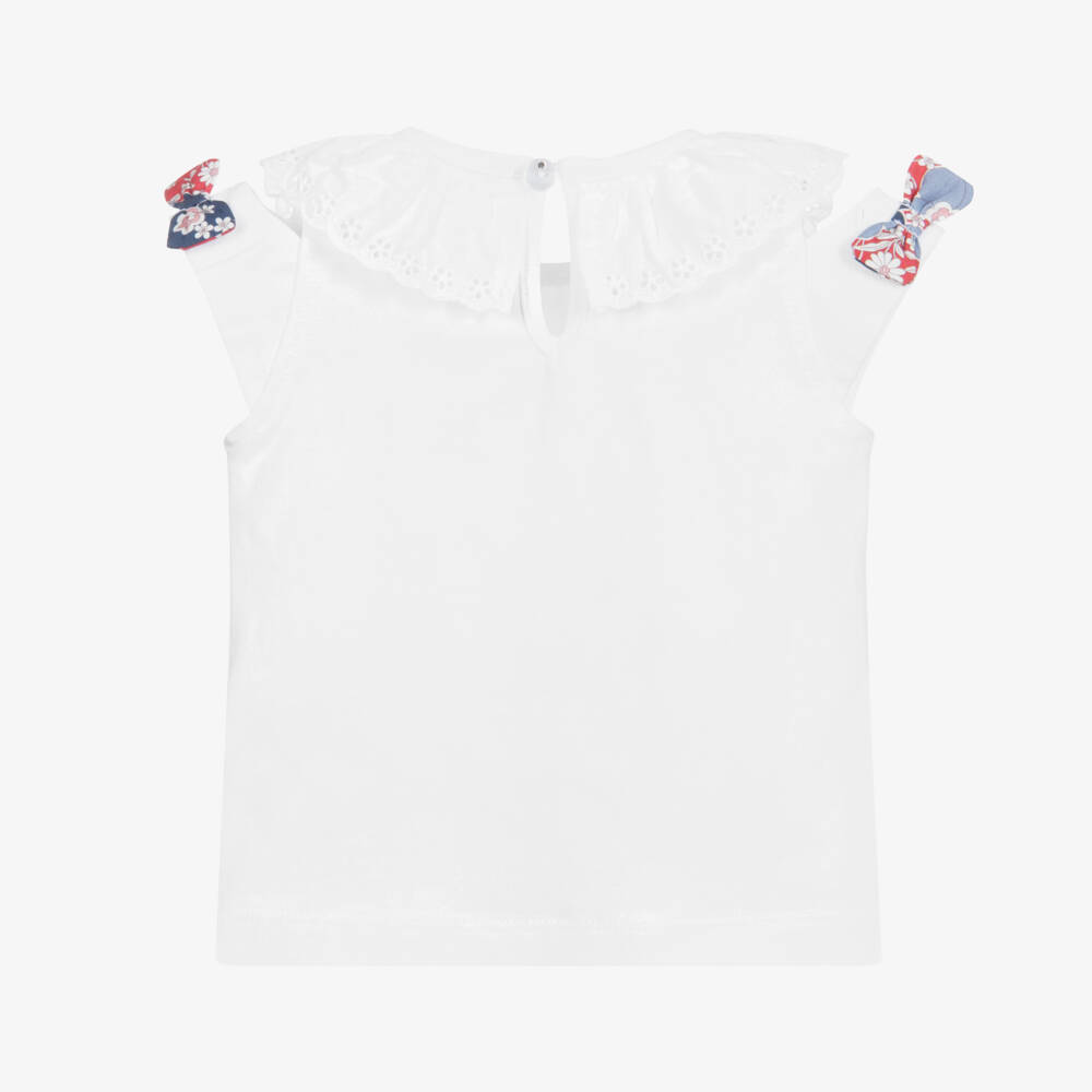 Dr. Kid-White Cotton T-Shirt | Childrensalon Outlet
