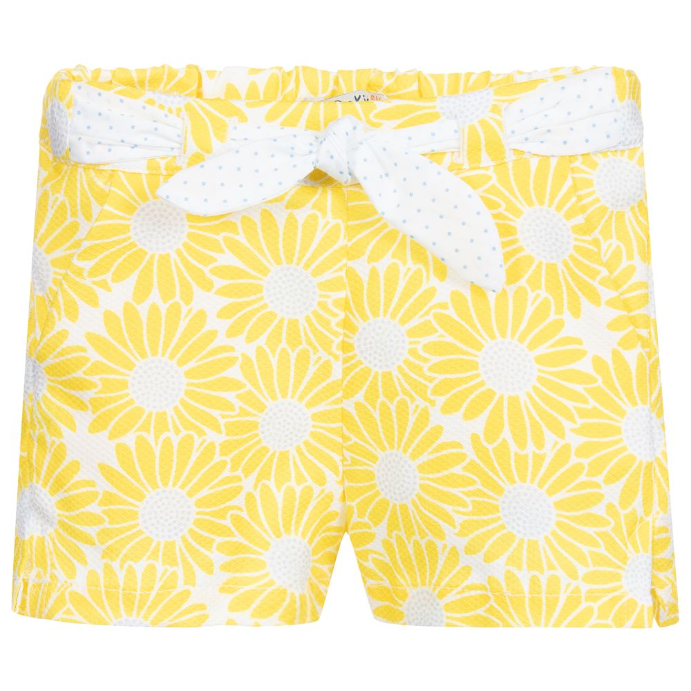 Dr. Kid - Yellow Floral Shorts | Childrensalon