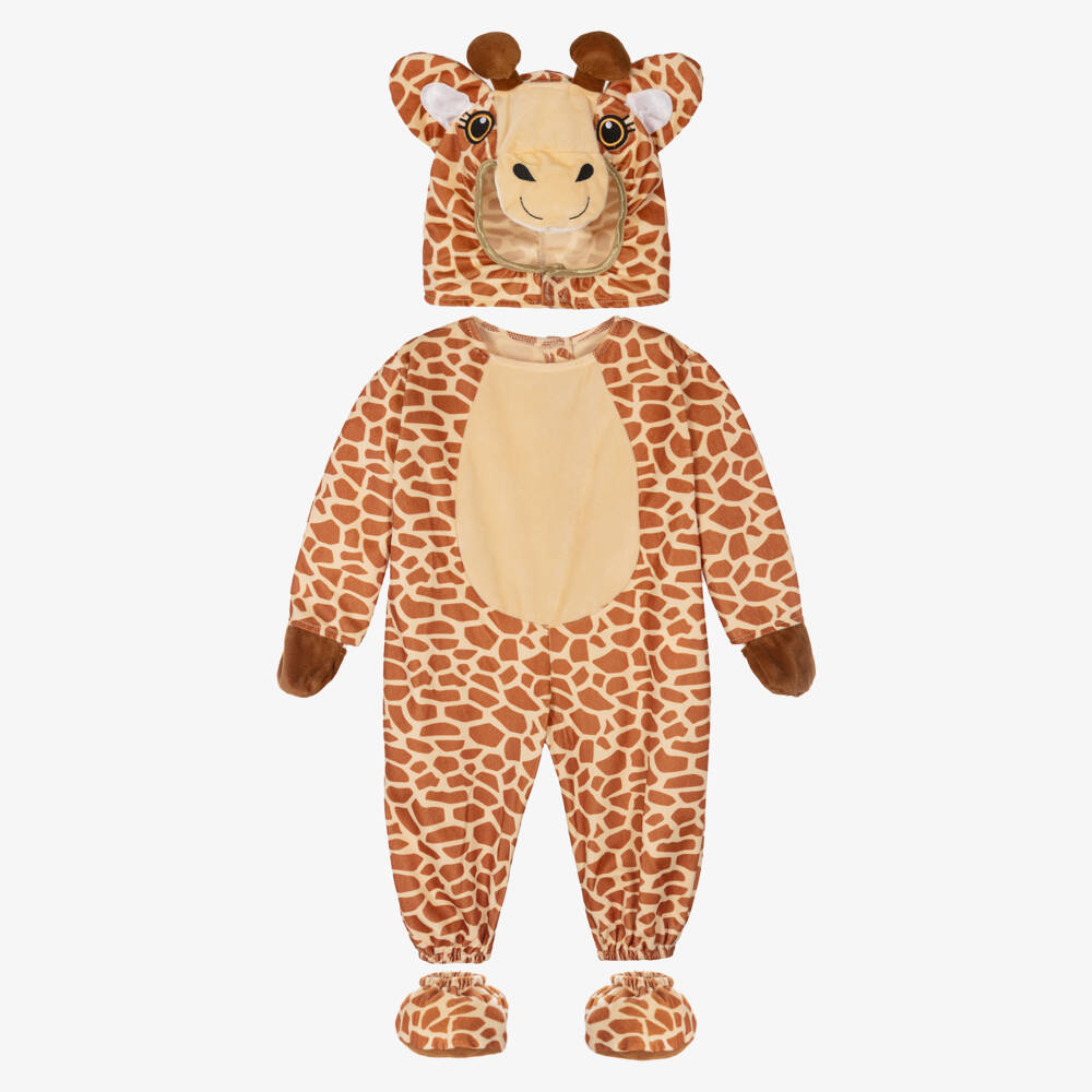 Dress Up by Design-Beige Velour Giraffe Costume | Childrensalon Outlet