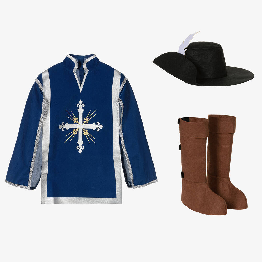 Dress Up by Design-Blue & Black Musketeer Costume | Childrensalon Outlet