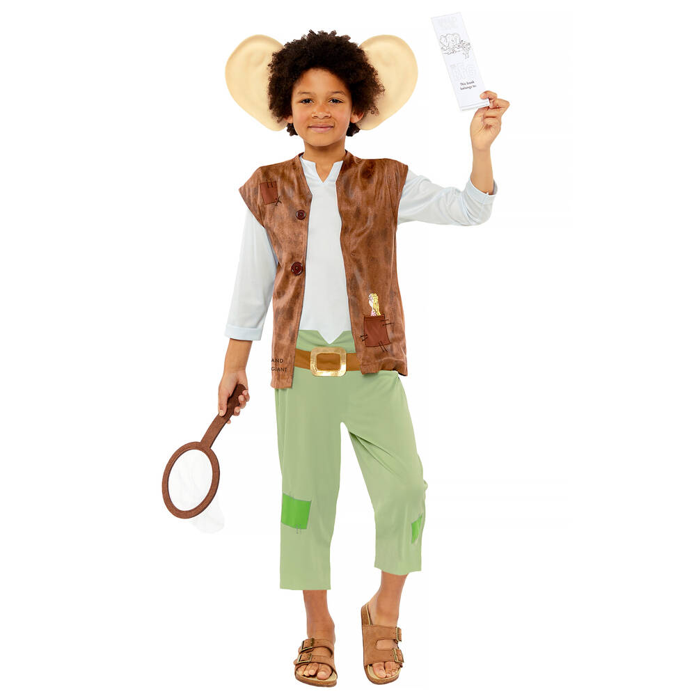 دريس أب باي ديزاين-زي تنكري BFG جيرسي لون أخضر وبني | Childrensalon Outlet