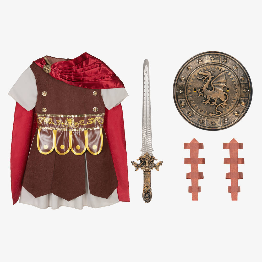 Dress Up by Design - Brown & Red Gladiator Costume | Childrensalon