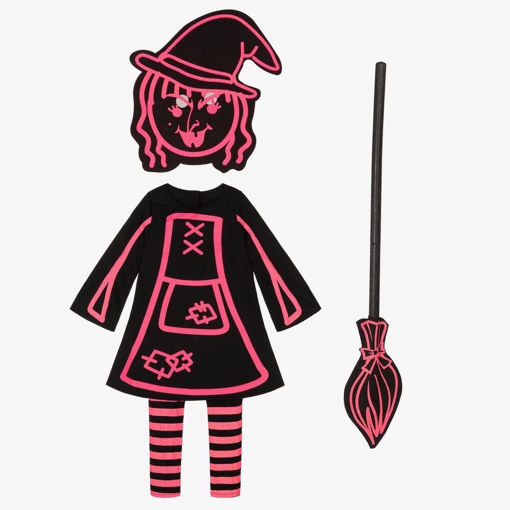 Dress Up by Design - Girls Black & Pink Witch Costume | Childrensalon