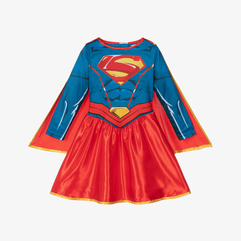 Dress Up by Design-Girls Blue & Red Supergirl Costume | Childrensalon Outlet