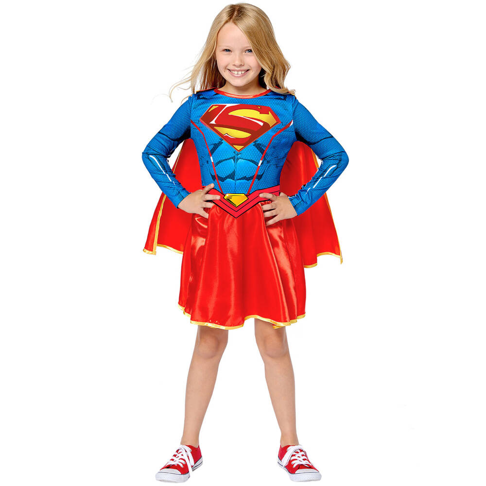 Dress Up by Design-Girls Blue & Red Supergirl Costume | Childrensalon Outlet