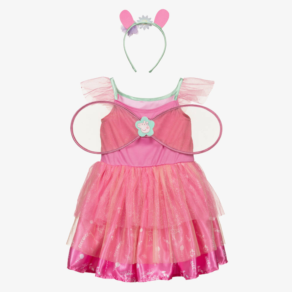 Dress Up by Design-Girls Pink Peppa Fairy Costume | Childrensalon Outlet