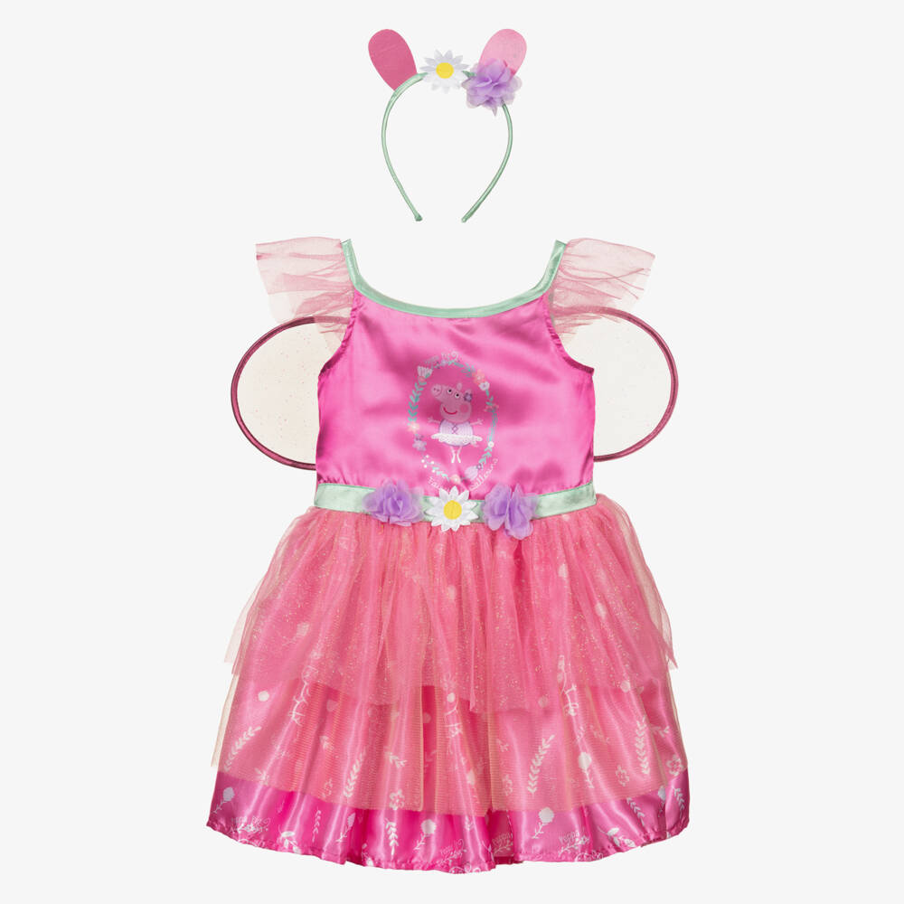 Dress Up by Design-Girls Pink Peppa Fairy Costume | Childrensalon Outlet