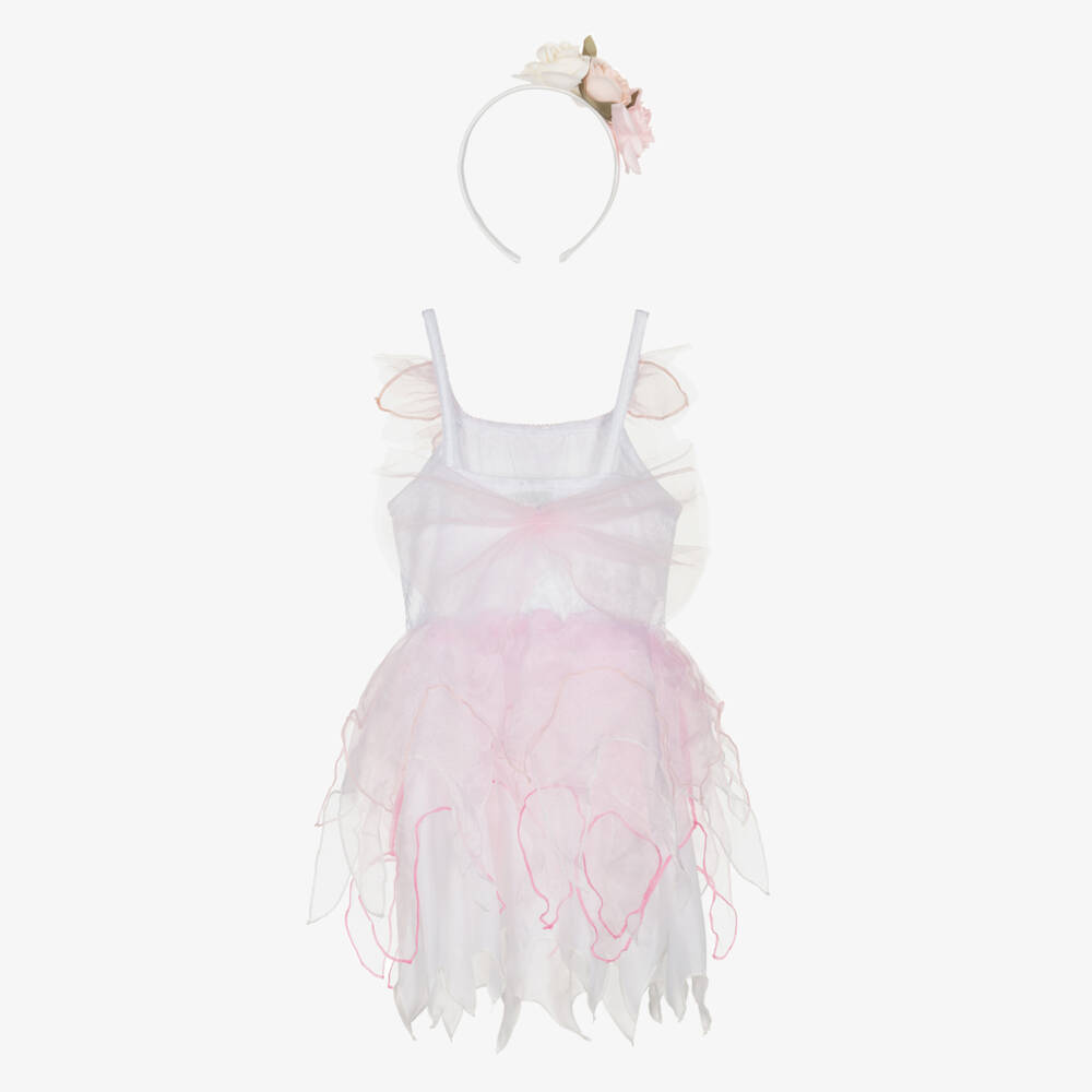 Dress Up by Design-Girls Pink Rose Fairy Costume | Childrensalon Outlet