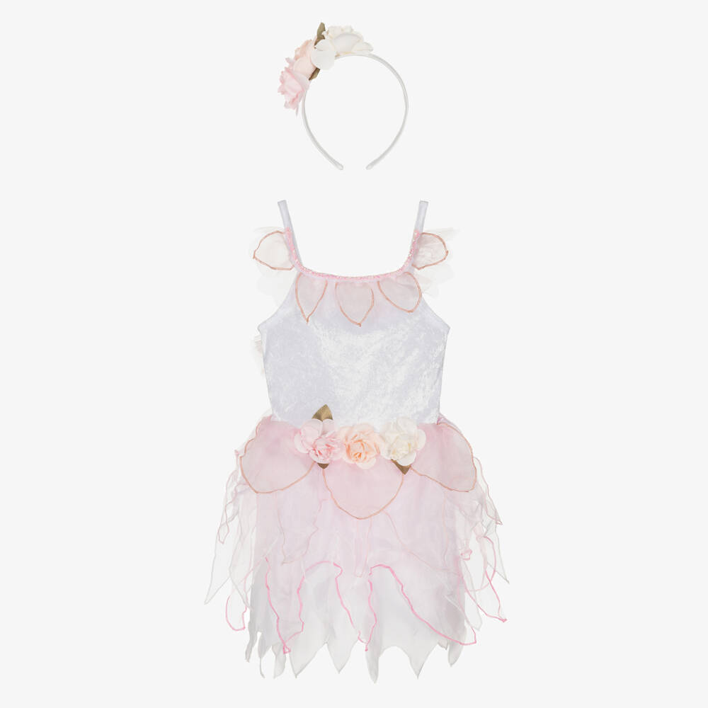 Dress Up by Design-Girls Pink Rose Fairy Costume | Childrensalon Outlet