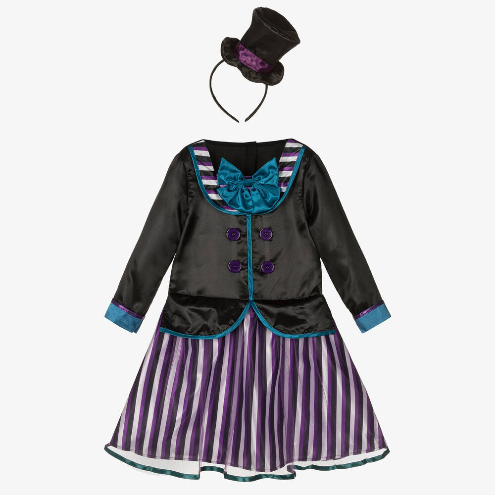 Dress Up by Design - Girls Purple & Black Mad Hatter Costume | Childrensalon
