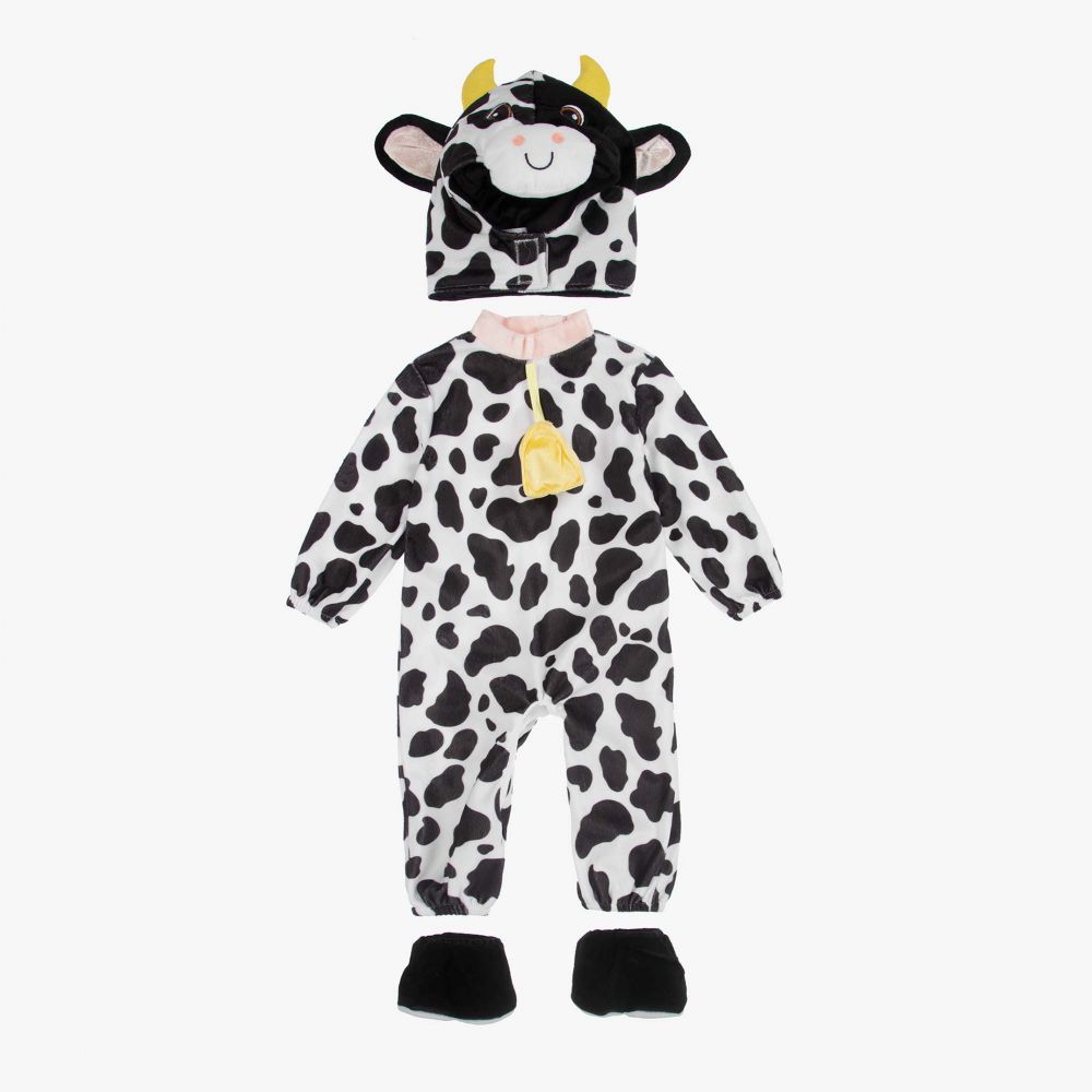 Dress Up by Design - White & Black Cow Costume | Childrensalon