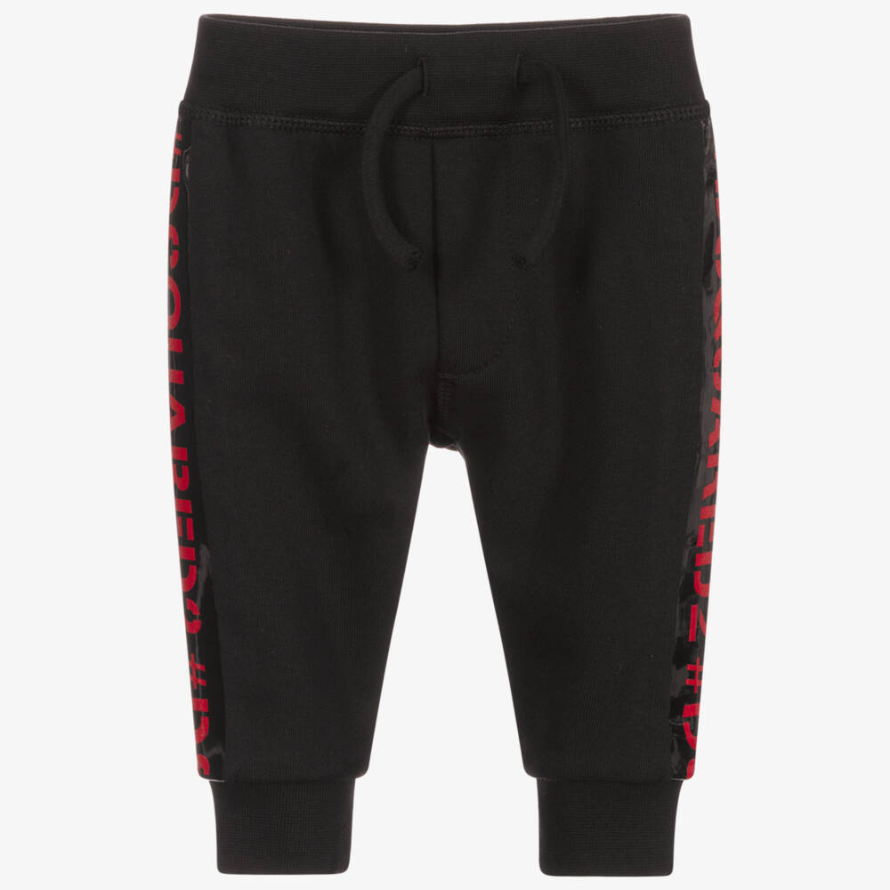 Dsquared2-Baby Boys Black Joggers | Childrensalon Outlet
