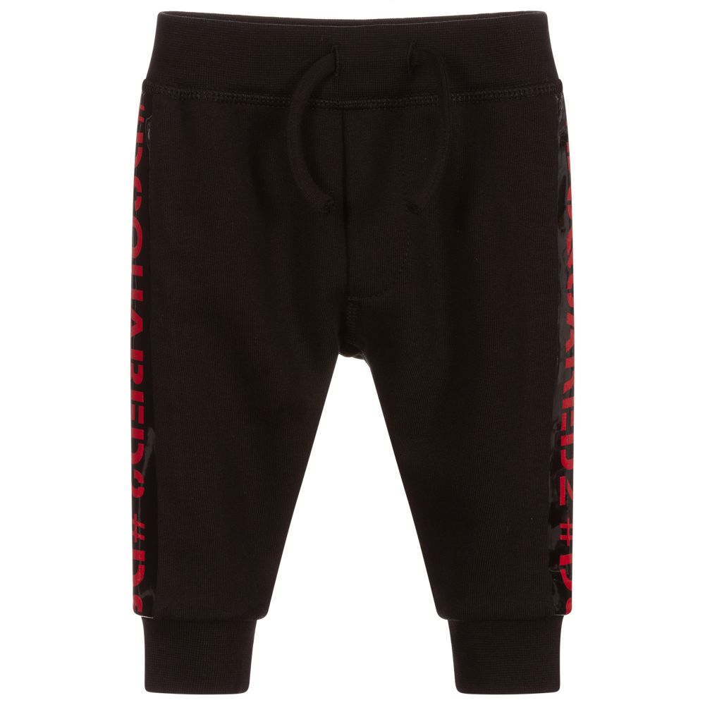 Dsquared2 - Baby Boys Black Joggers | Childrensalon