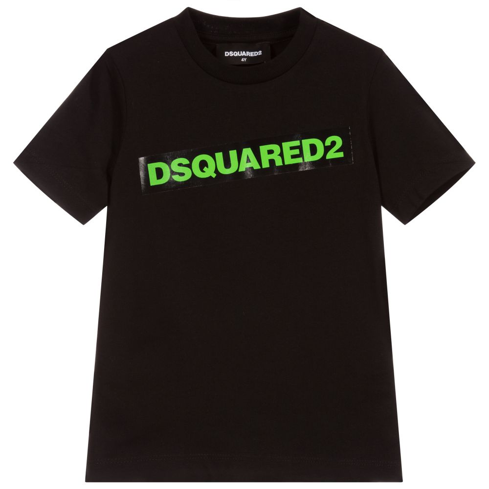 Black and green dsquared t clearance shirt