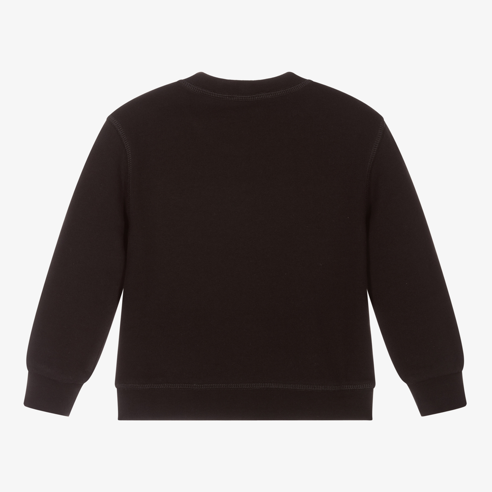 Dsquared2 Black Cotton Sweatshirt