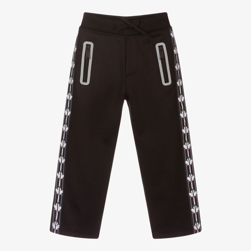 Dsquared2 - Black Logo Tape Joggers | Childrensalon