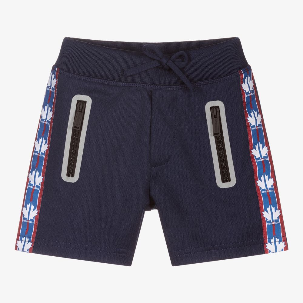 Dsquared2 - Blue Logo Tape Shorts | Childrensalon