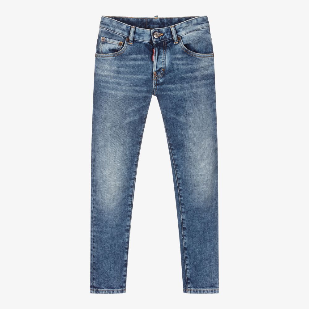 Dsquared2 - Boys Blue Denim Jeans | Childrensalon