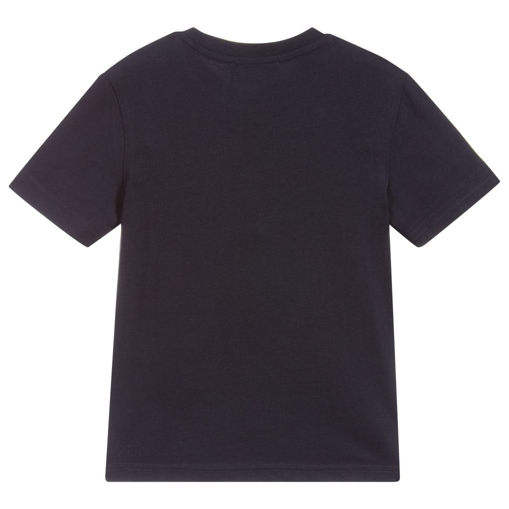 Dsquared2-Boys Navy Blue Logo T-Shirt | Childrensalon Outlet