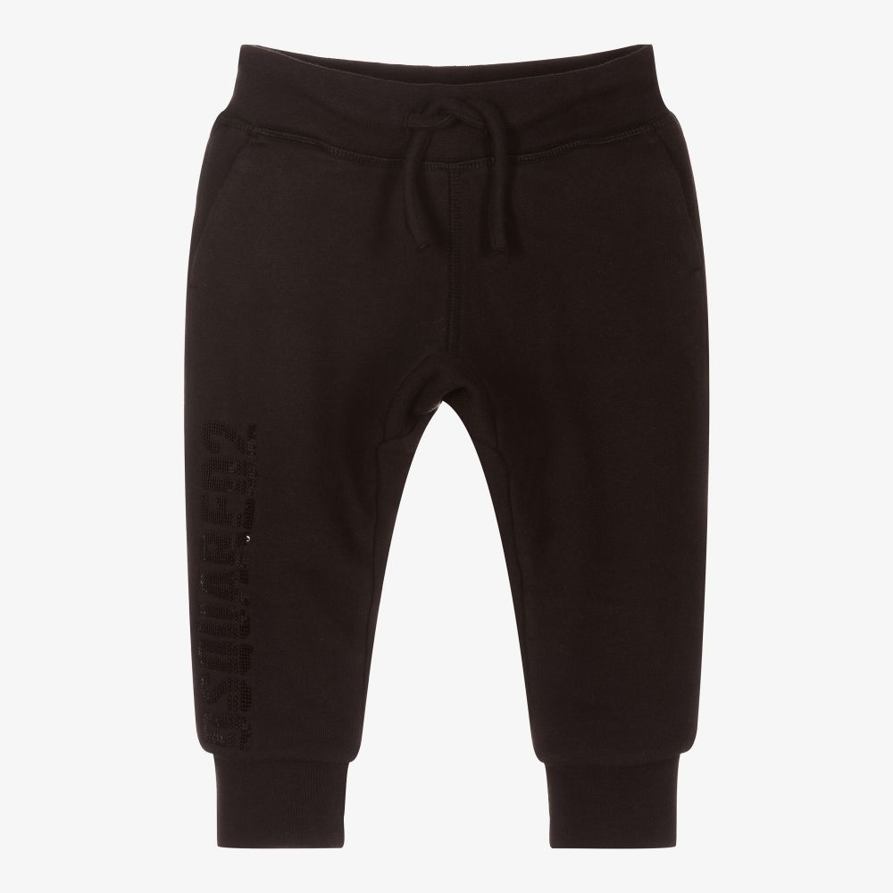 Dsquared2 - Girls Black Cotton Joggers | Childrensalon