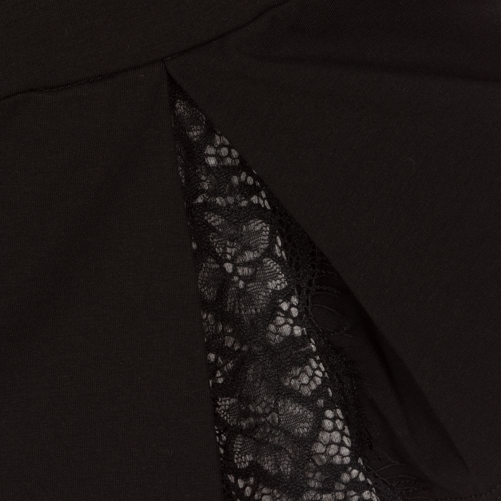 ديسكوارد2-Girls Black Jersey Dress | Childrensalon Outlet