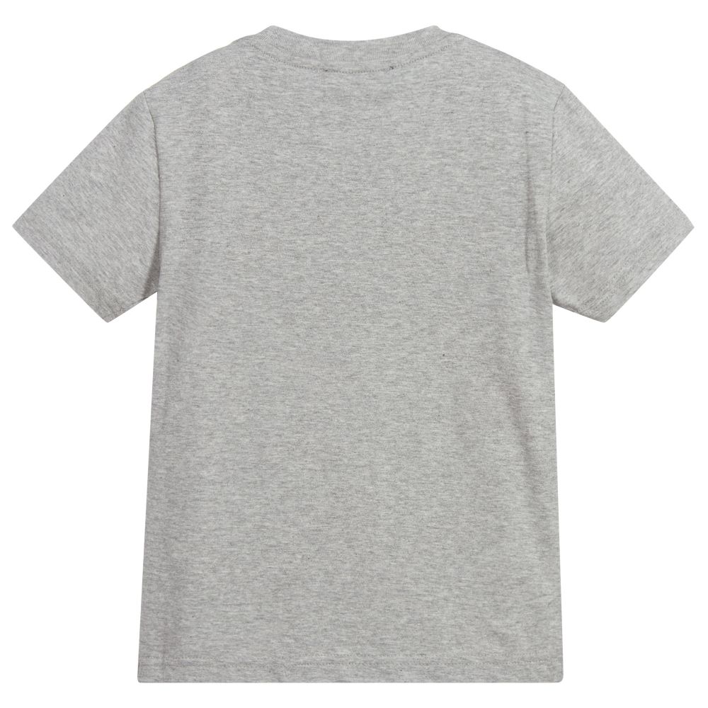Dsquared2 - Grey Cotton Logo T-Shirt | Childrensalon Outlet