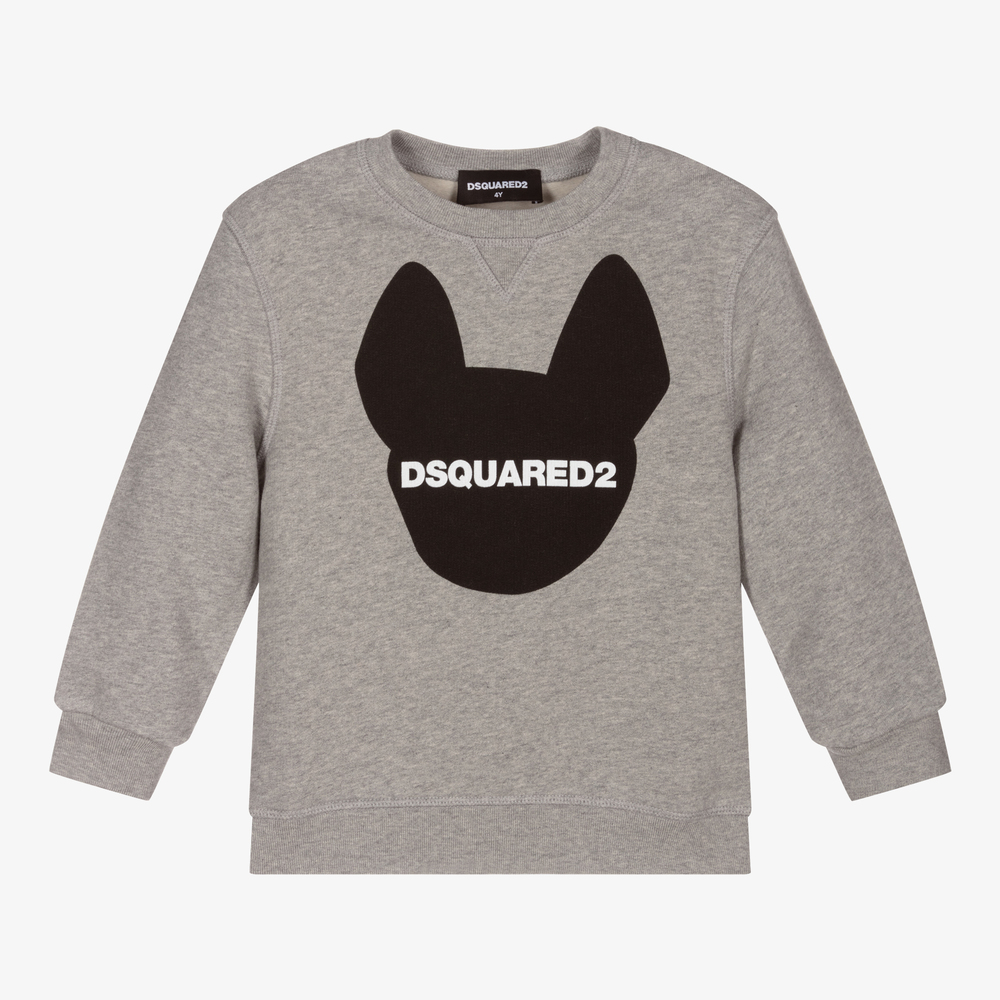 Dsquared2 - Grey Cotton Sweatshirt | Childrensalon