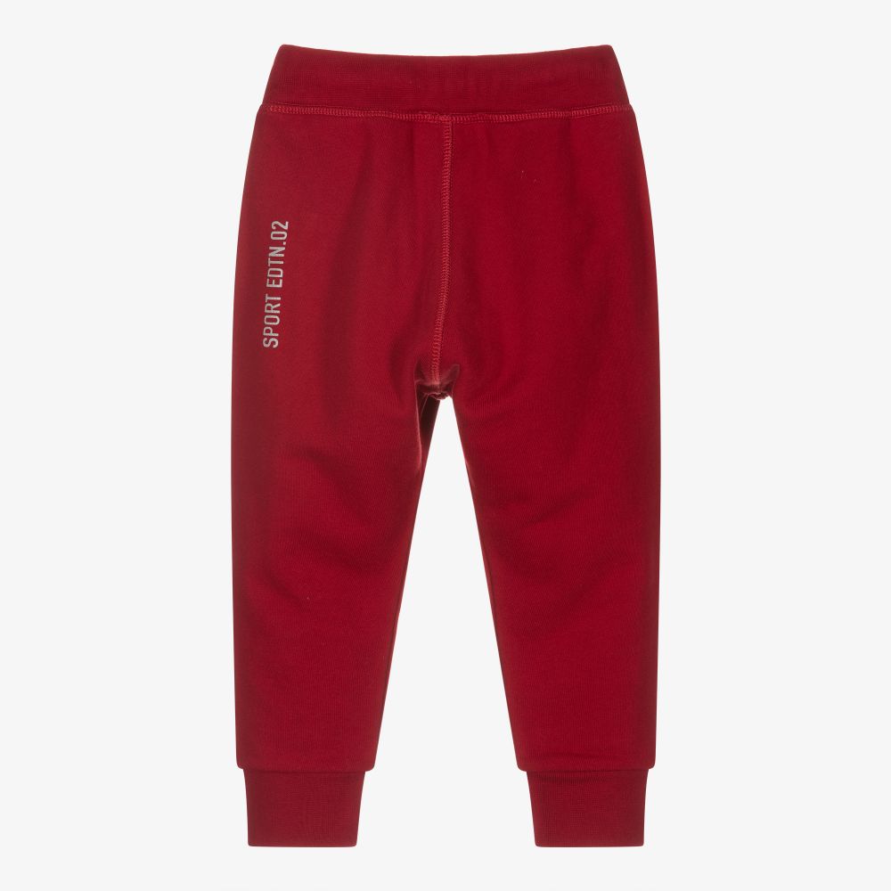 超大特価 Dsquared2 - Red Cotton Logo Joggers | Childrensalon Outlet その他