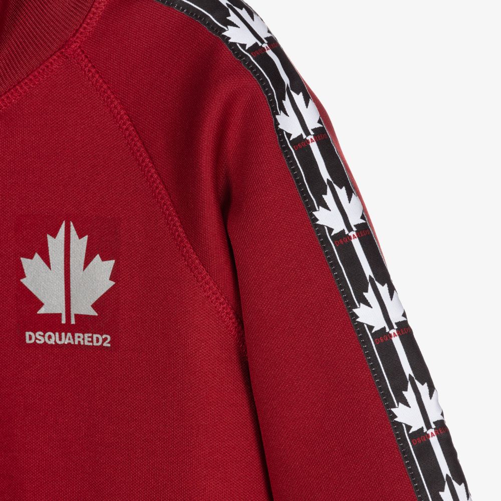 Dsquared2 red hoodie shop