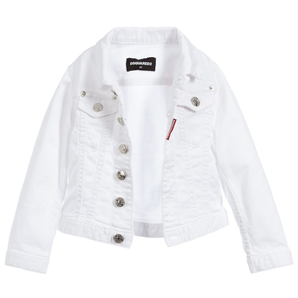Childrens white deals denim jacket