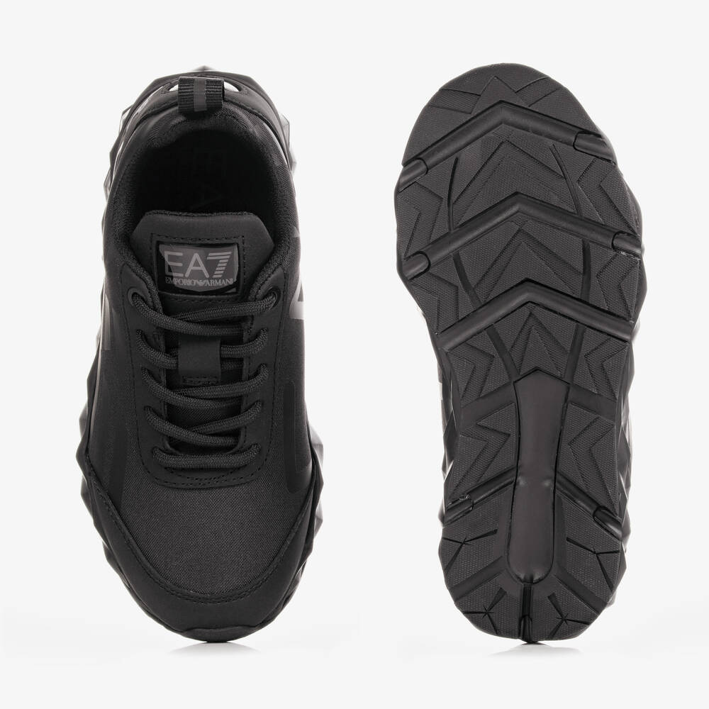 EA7 Emporio Armani-Black Ultimate C2 Kombat Trainers | Childrensalon Outlet