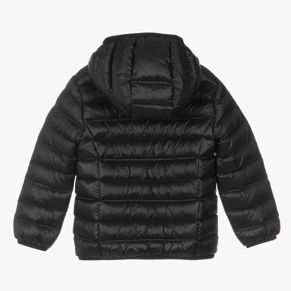 EA7 Emporio Armani Boys Black Puffer Jacket Childrensalon Outlet