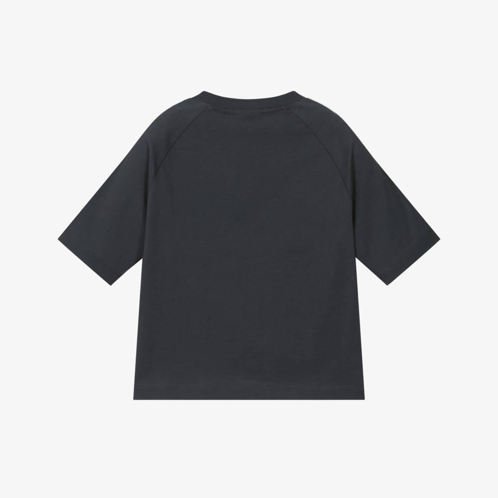 EA7 Emporio Armani-Boys Charcoal Cotton Tee Delight | Childrensalon Outlet