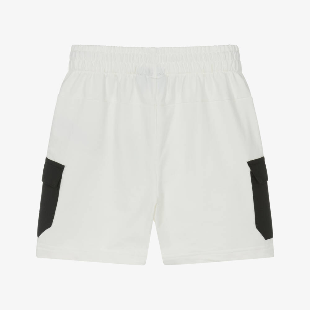 EA7 Emporio Armani-Boys Crisp Cotton Adventure Shorts | Childrensalon Outlet