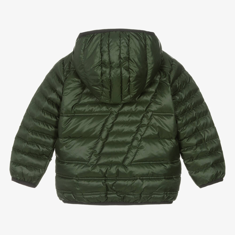 Green ea7 coat outlet