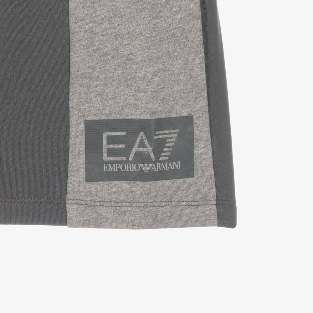 EA7 Emporio Armani-Серые шорты из джерси для малышей | Childrensalon Outlet
