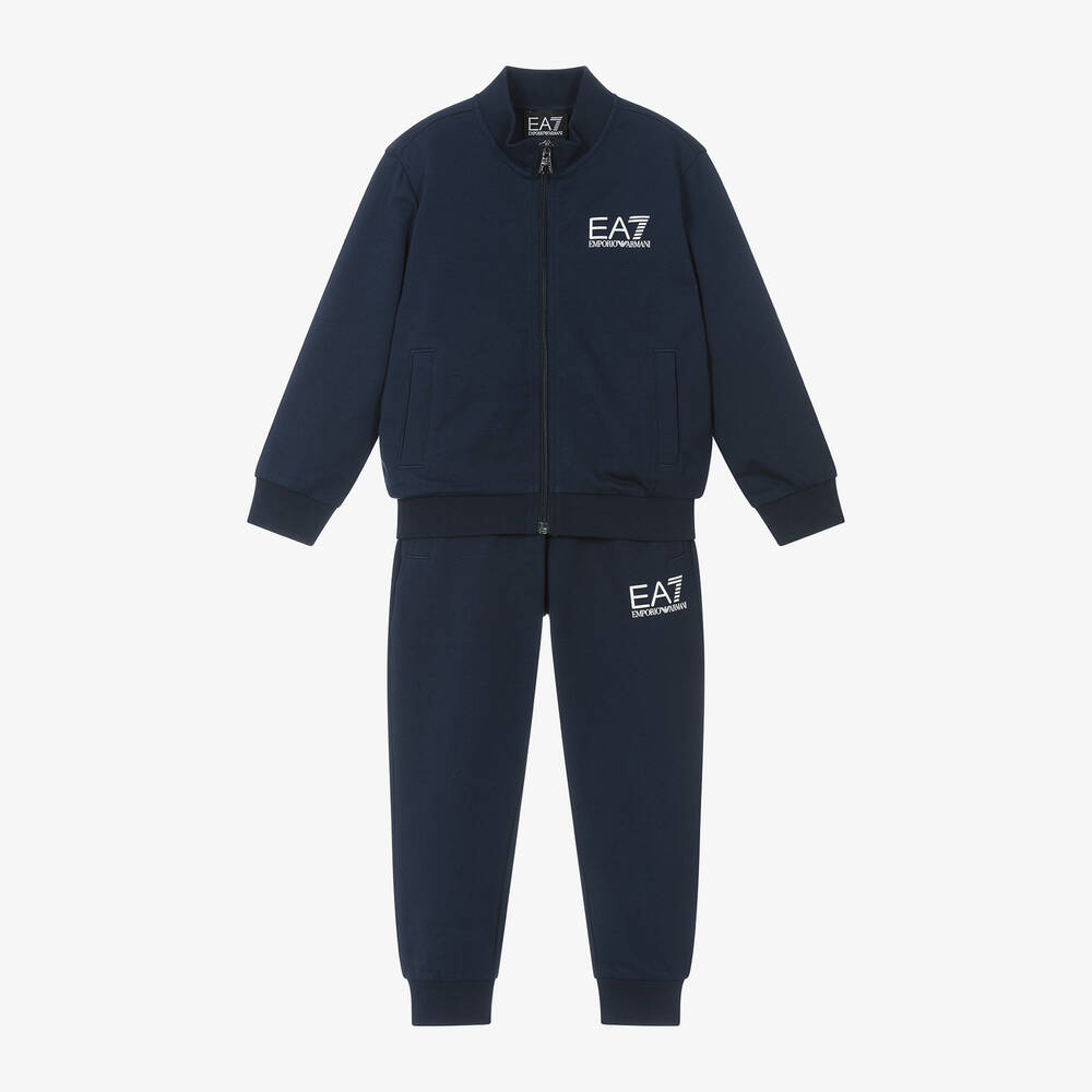 Emporio armani navy tracksuit online