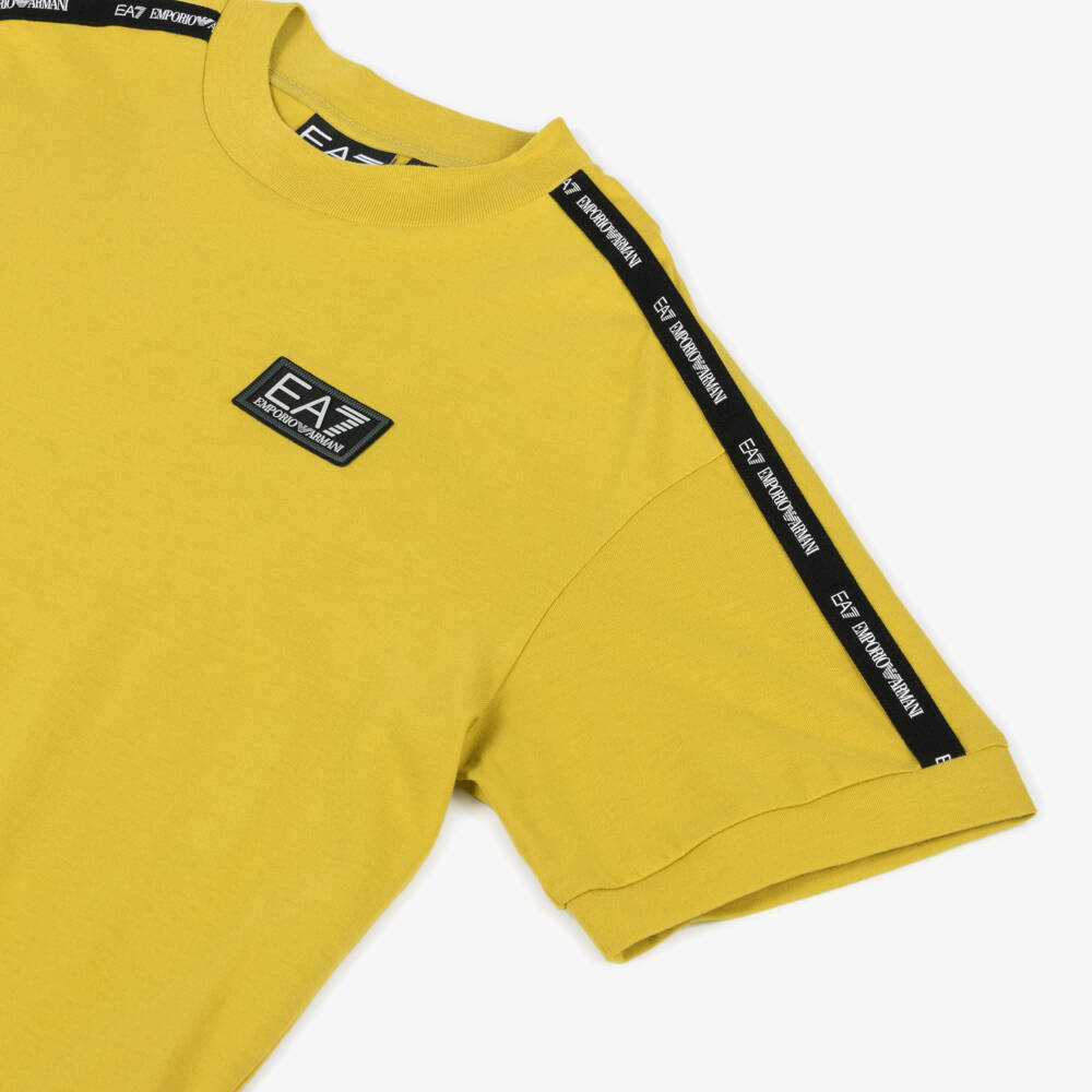 EA7 Emporio Armani-Boys Tee in Sunny Cotton | Childrensalon Outlet