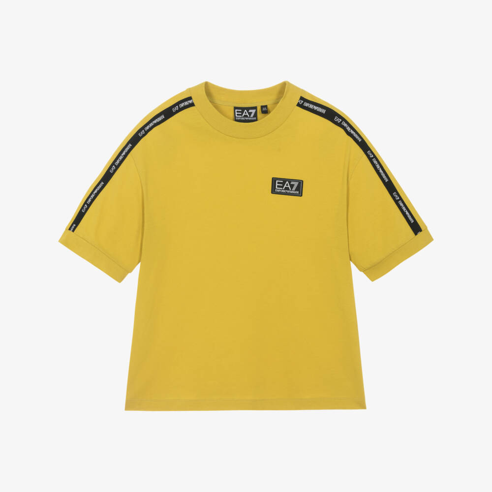 EA7 Emporio Armani-Boys Tee in Sunny Cotton | Childrensalon Outlet