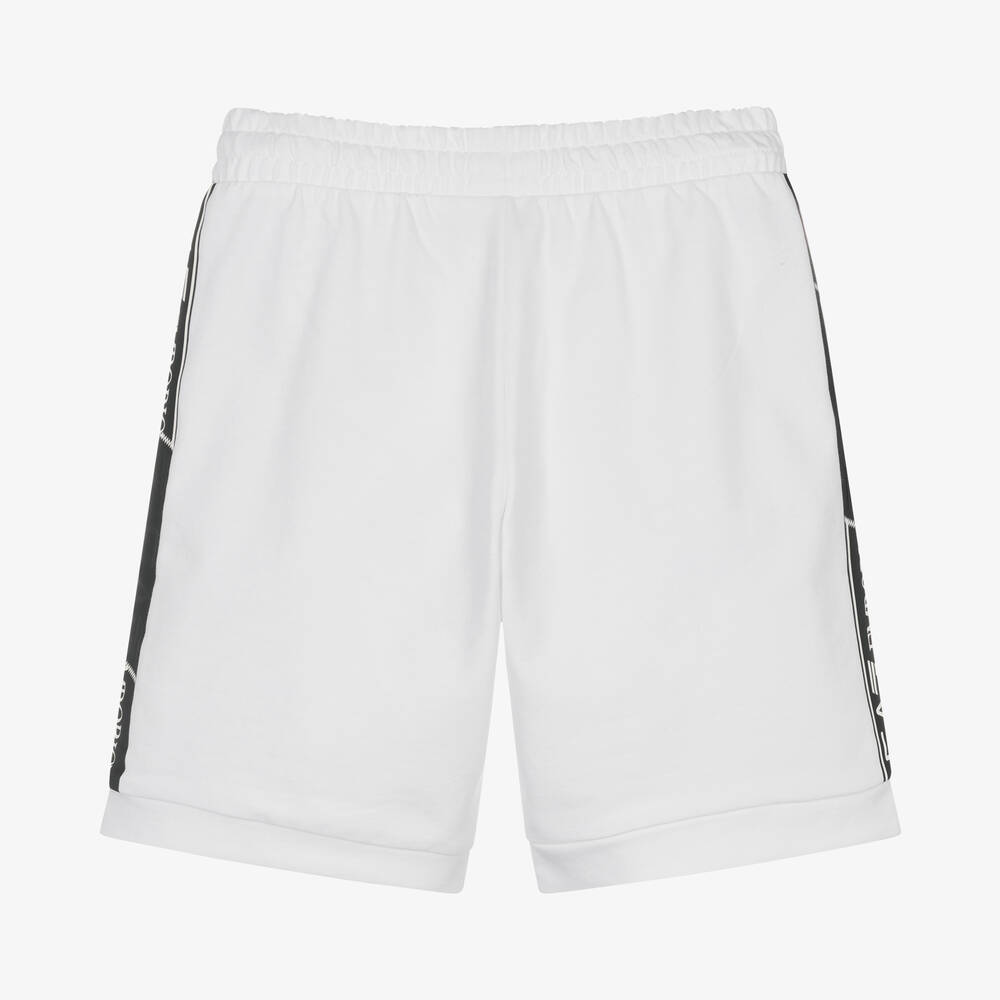 Ea7 white shorts hotsell