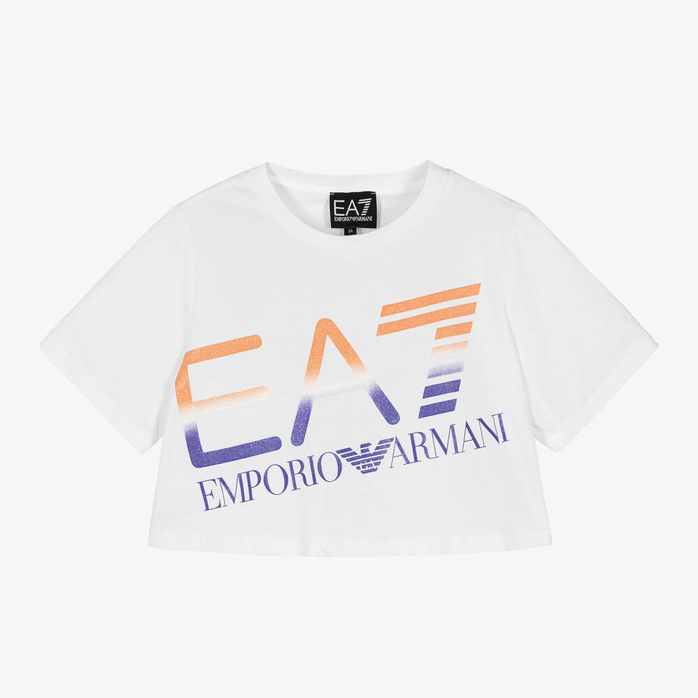 White t shirt armani on sale