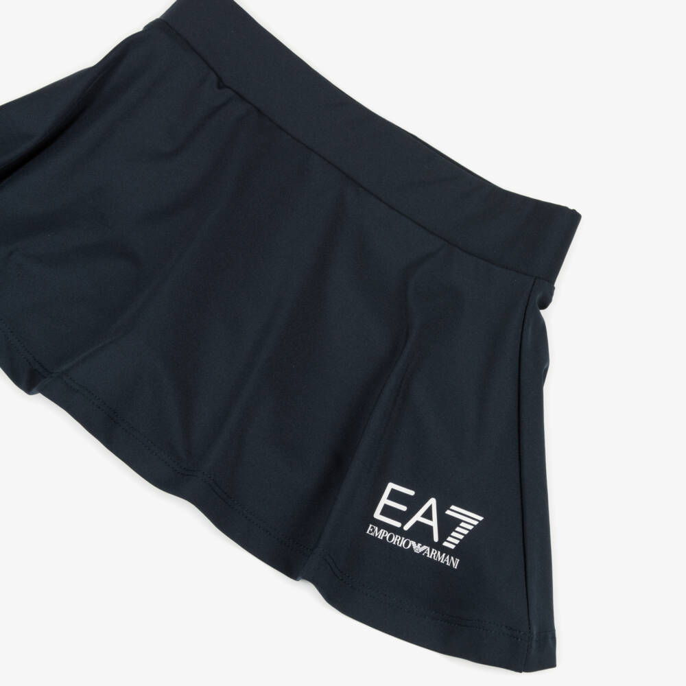 EA7 Emporio Armani-Girls Navy Active Tennis Skirt | Childrensalon Outlet